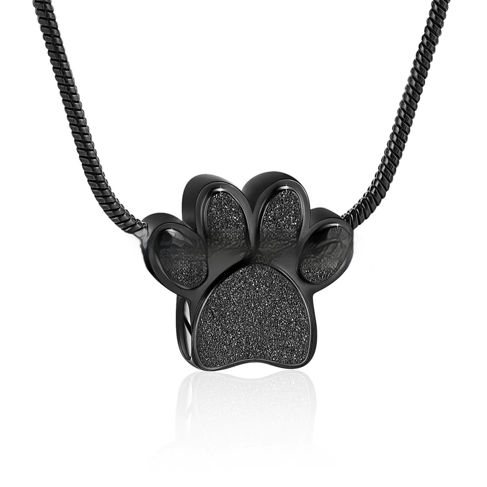 Sparkly Paw Charm Necklace